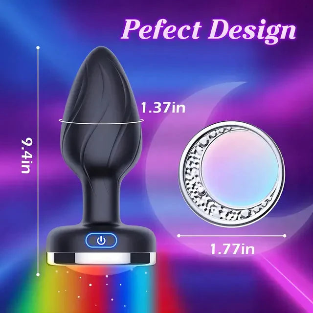 Vibrating Disco Anal Plug