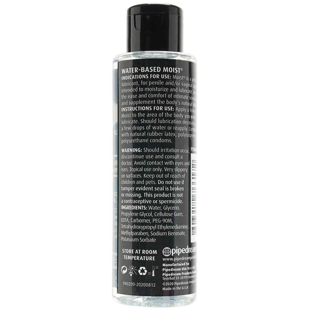 Moist Backdoor Formula Water Based Lubricant in 4.4oz/130ml