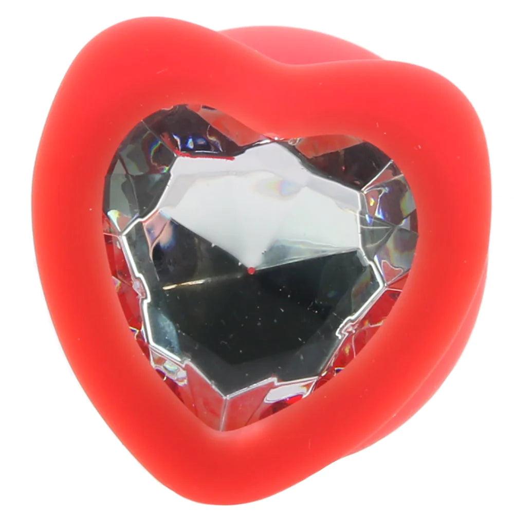 Heart Shaped Diamond Butt Plug