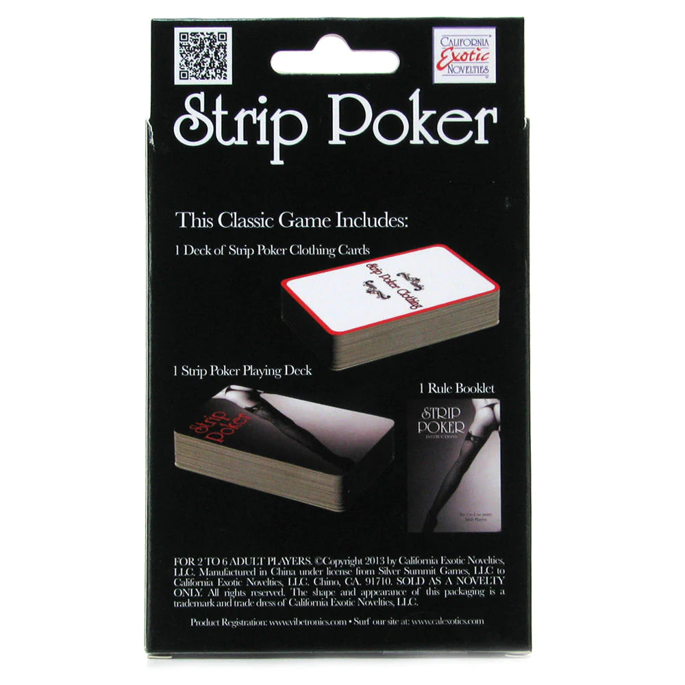 Strip Poker Card Game