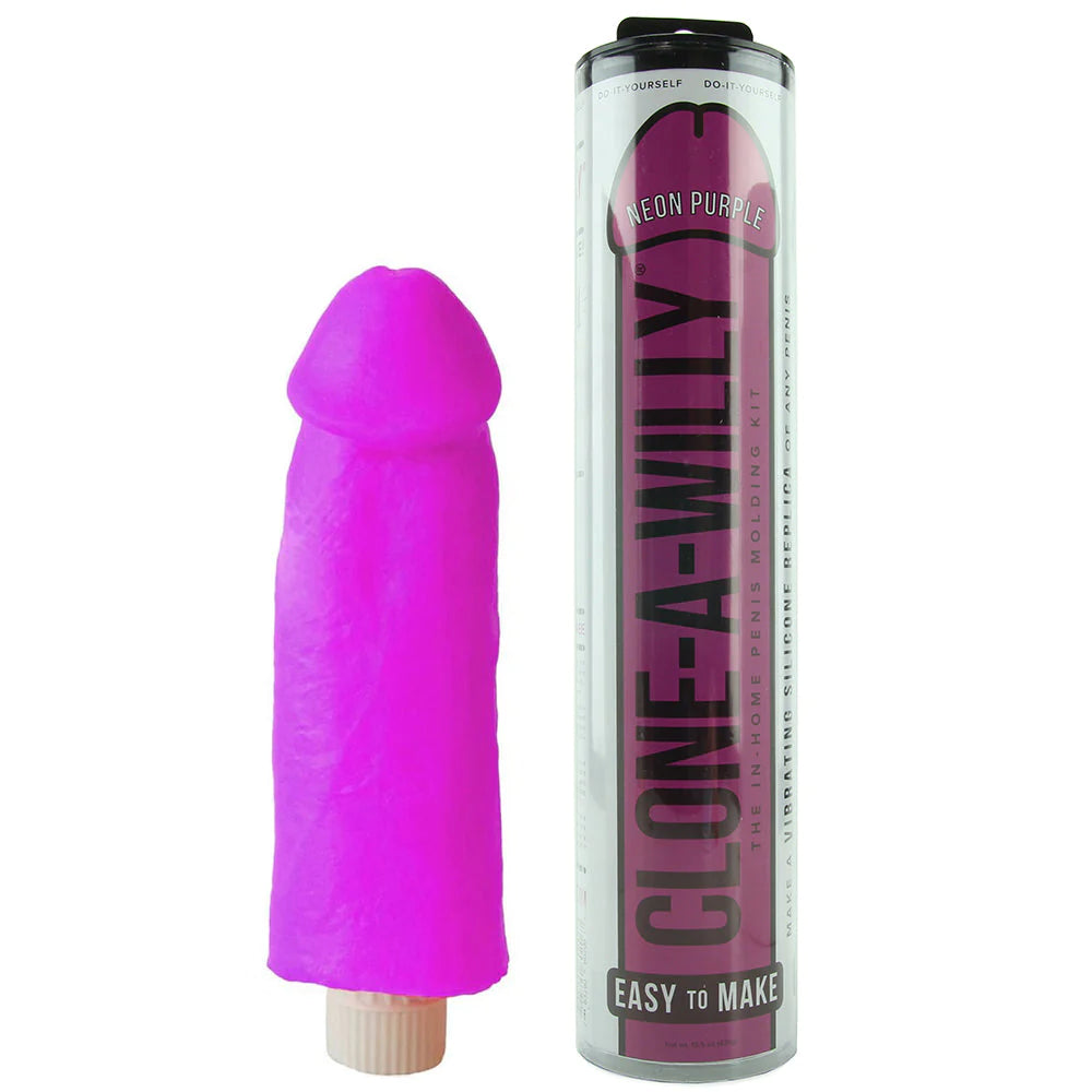 Clone-A-Willy Vibrator Kit in Neon Purple