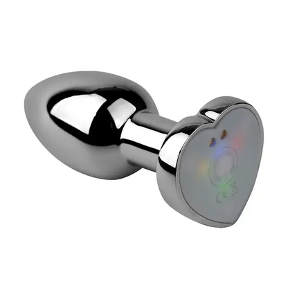 Heart Shaped Light Up Anal Plug T-N-T AfterDark Heart Shaped Light Up Anal Plug T-N-T AfterDark