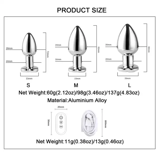 Heart Shaped Light Up Anal Plug